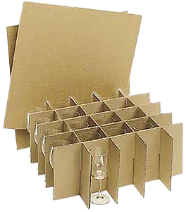 Vente et location de cartons pour verres et matériel de déménagement